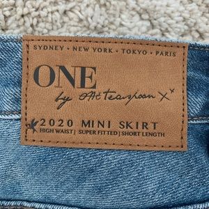 Size 28 Jean mini skirt